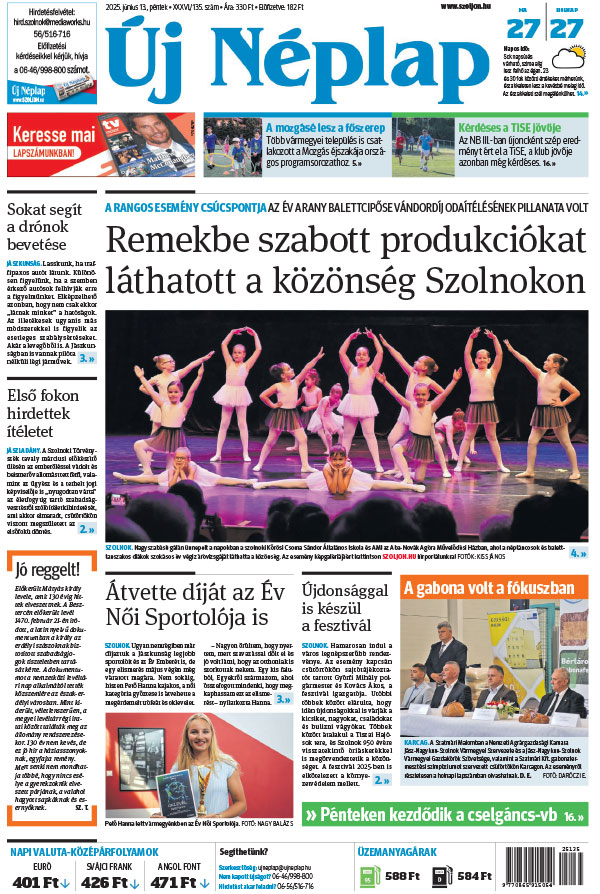 Lapszám: 2025.06.13. + MELLÉKLET