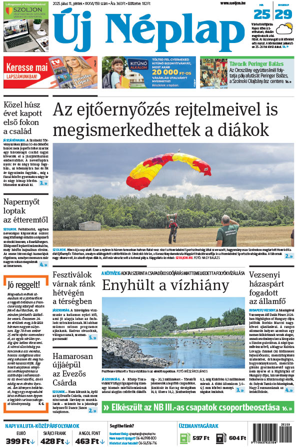 Lapszám: 2025.07.11. + MELLÉKLET