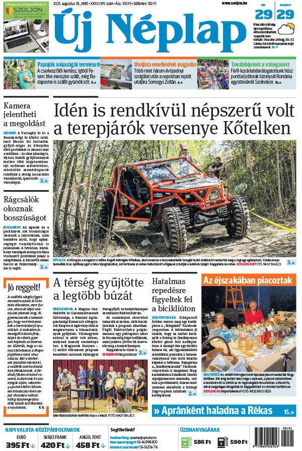 Lapszám: 2025.08.18.