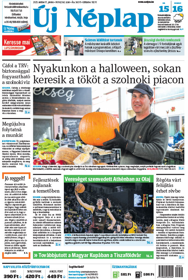 Lapszám: 2025.10.17. + MELLÉKLET