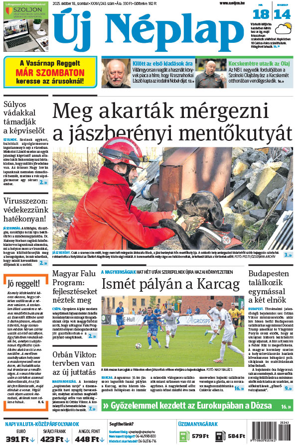Lapszám: 2025.10.18.