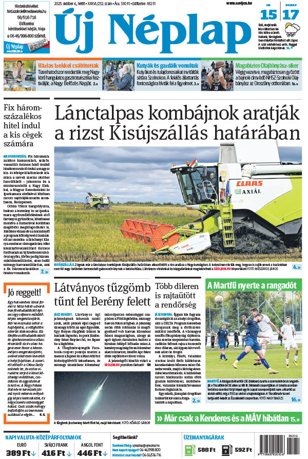 Lapszám: 2025.10.06.