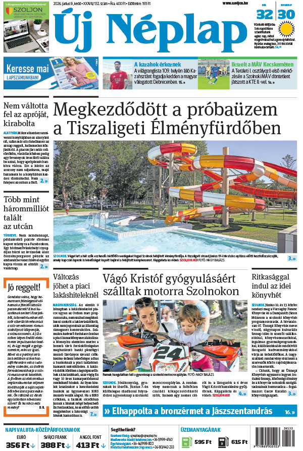 Lapszám: 2026. 06. 09.