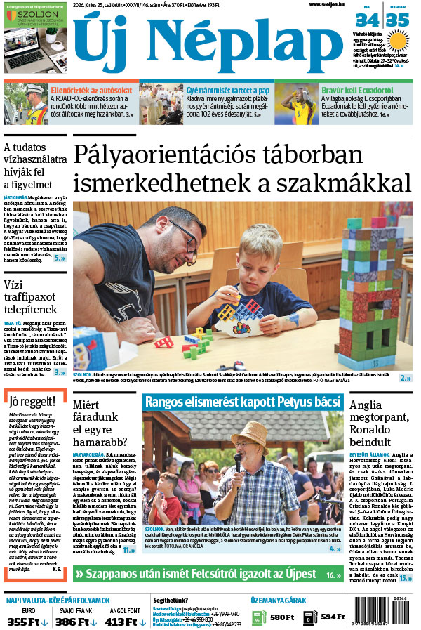 Lapszám: 2026. 06. 25.