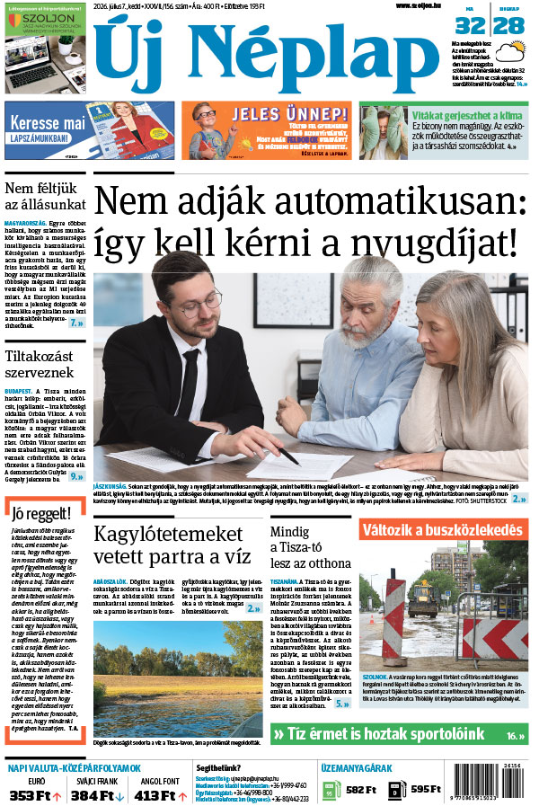 Lapszám: 2026. 07. 07.